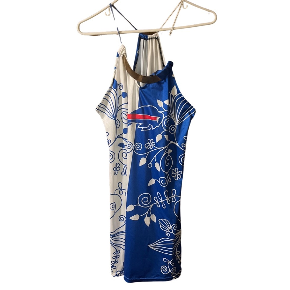 Women's Buffalo Bills Tonal Floral Sun Dress